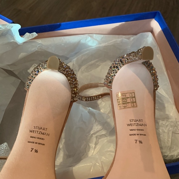 Stuart Weitzman Crystal Sandals - Picture 15 of 16